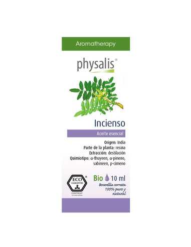 Aceite esencial de incienso bio 10 ml Physalis